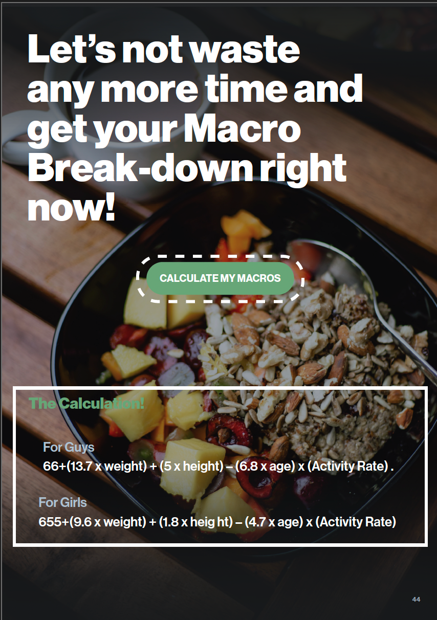 Master Your Macros Ebook